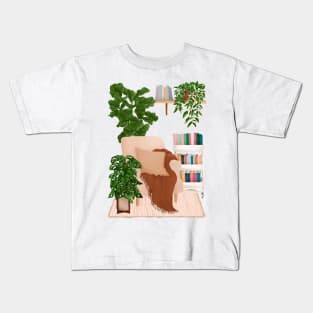 TBR room with plants Kids T-Shirt